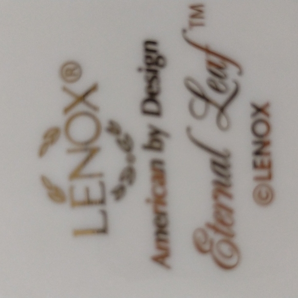 LENOX Eternal Leaf 🌿 Pattern Bowl, Made in the Glorious USA - Picture 7 of 8